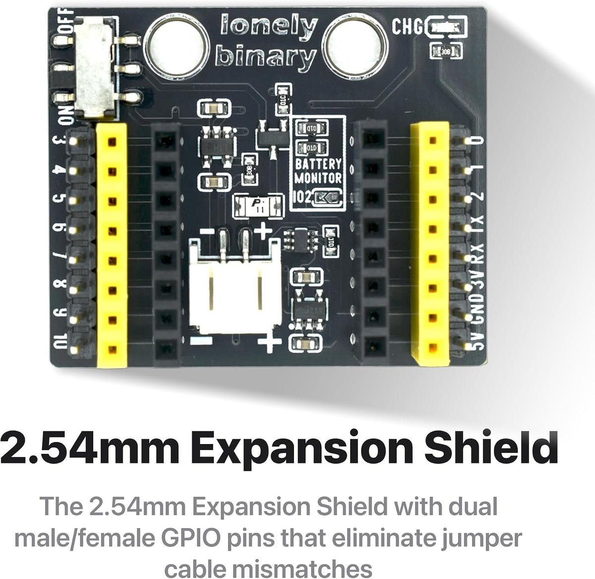 3-Pack ESP32-C3 OLED WiFi BLE LiPo Shield